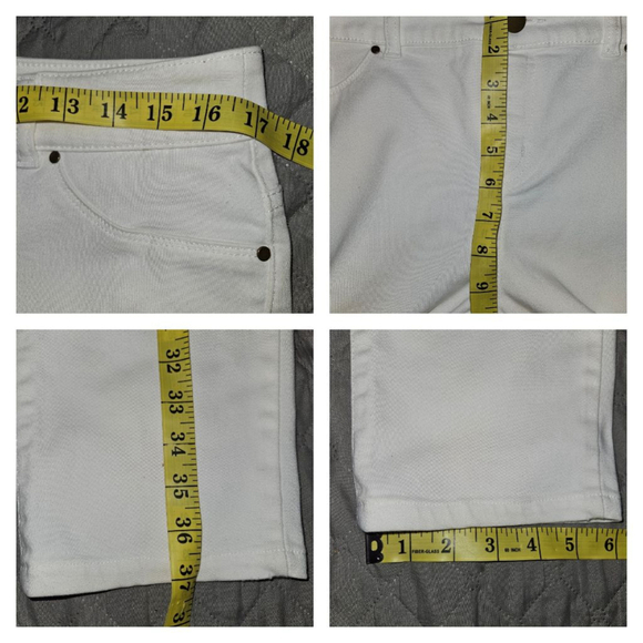 Platinum Chicos Neutral Jeans Pants Size 1 Women's M/8 Stretch White - Picture 10 of 10
